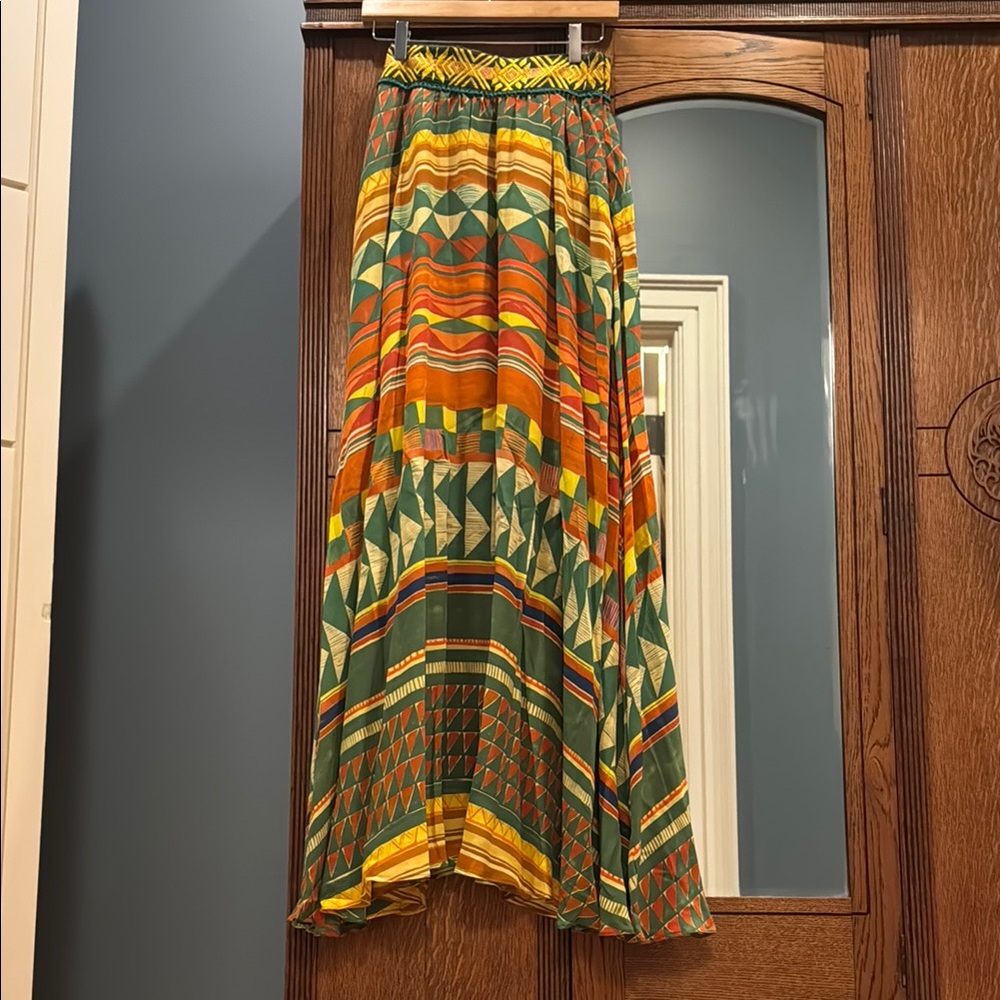 Stella Jean Colorful Geometric Patterned Skirt